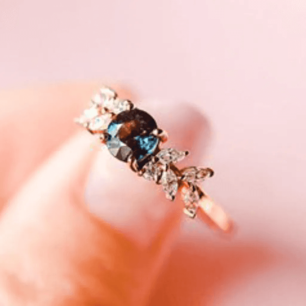 Lavender Sapphire Solitaire