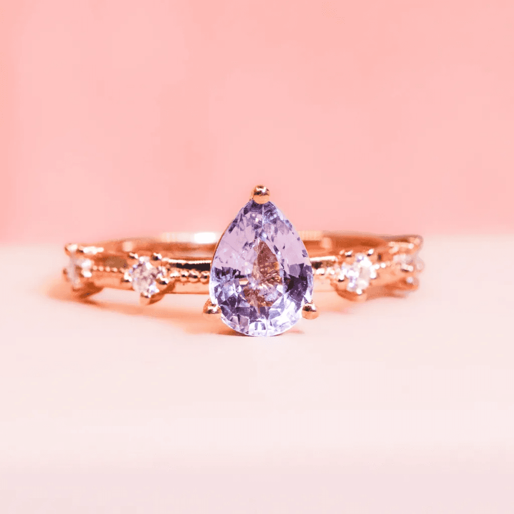 Lavender Sapphire Pavé